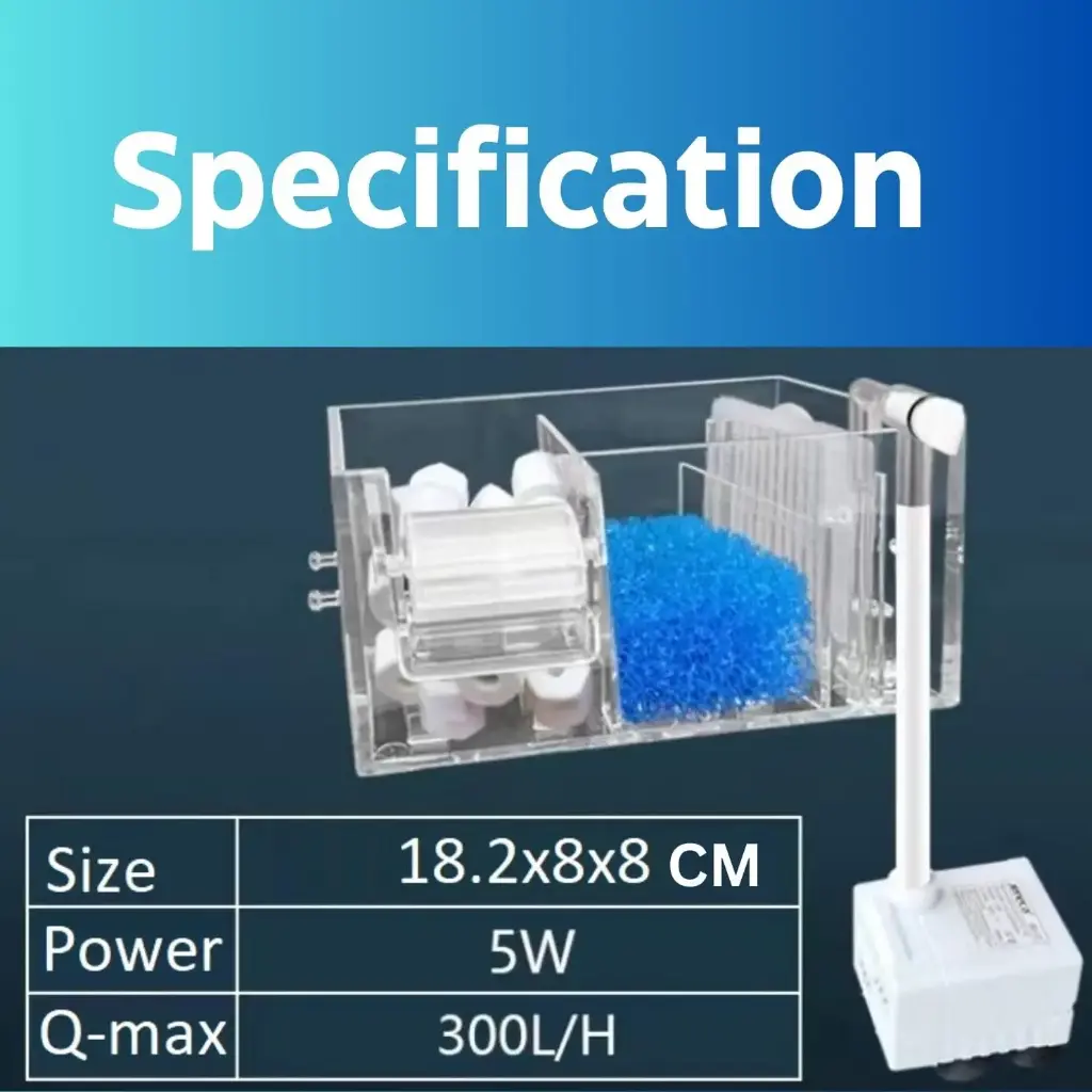 Acrilic top filter