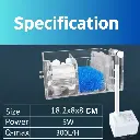 Acrilic top filter