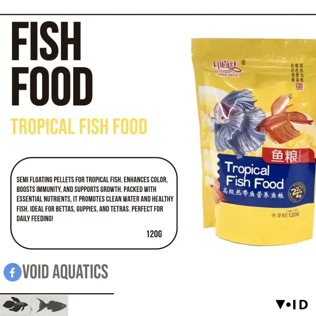 Tropical fish food