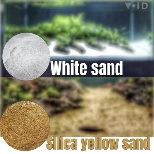 WHITE AND YELLOW SAND