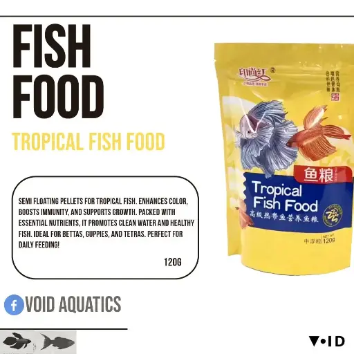 Tropical fish food
