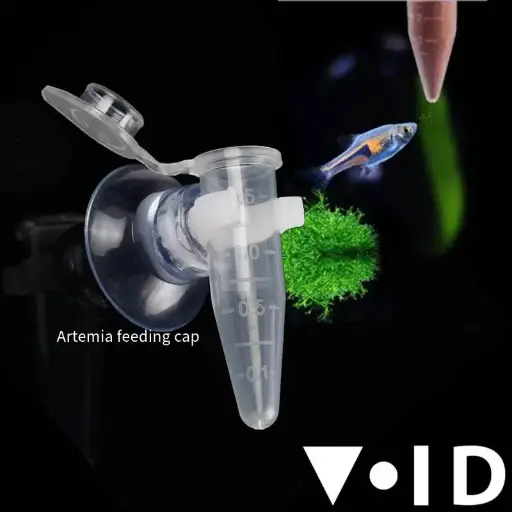 Artemia feeding cap