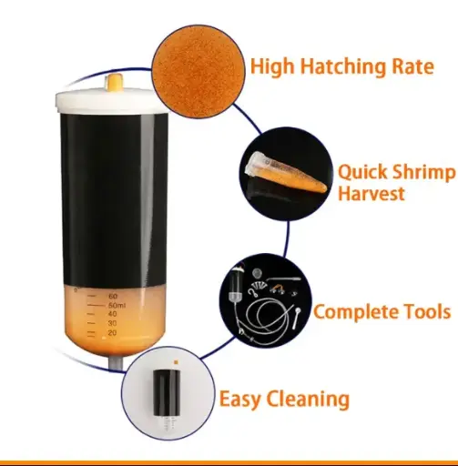 Brine shrimp hatching kit