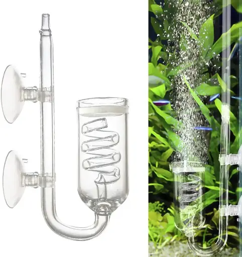 Co2 spiral diffuser